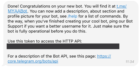 如何创建我自己的电报机器人并且获取api(Telegram Bot)